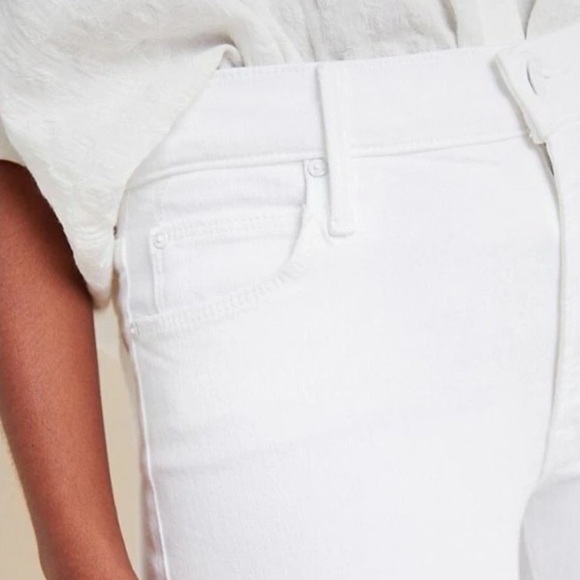 Anthropologie Mother Mid Rise Dazzler Ankle Fairest Of Them All Jeans Size 33 - Picture 5 of 12